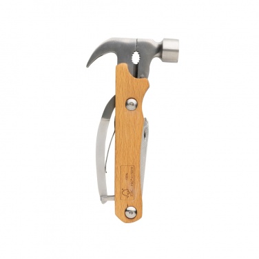 Logotrade promotional item image of: Wooden multi-tool hammer