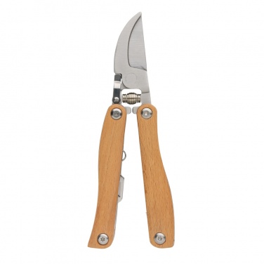 Logo trade promotional gifts picture of: Wooden garden multi-tool