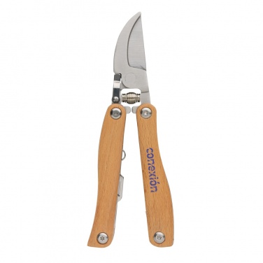 Logo trade promotional gifts picture of: Wooden garden multi-tool