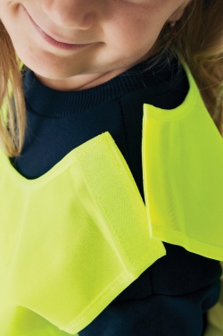 Logo trade promotional gift photo of: GRS recycled PET high-visibility safety vest 3-6 years
