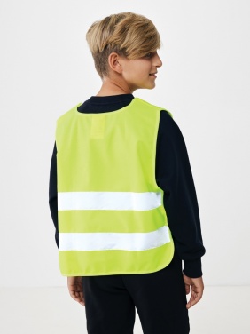 Logotrade promotional products photo of: GRS recycled PET high-visibility safety vest 7-12 years