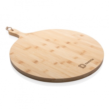 Logo trade business gift photo of: Ukiyo bamboo round serving board