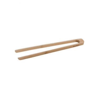 Logo trade promotional products image of: Ukiyo bamboo serving tongs