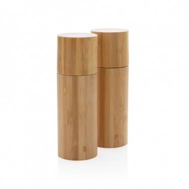 Logotrade corporate gift picture of: Ukiyo bamboo salt and pepper mill set