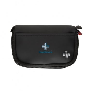 Logotrade business gifts photo of: RCS recycled nubuck PU pouch first aid set mailable