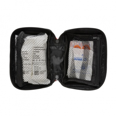 Logo trade promotional products picture of: RCS recycled nubuck PU pouch  first aid set