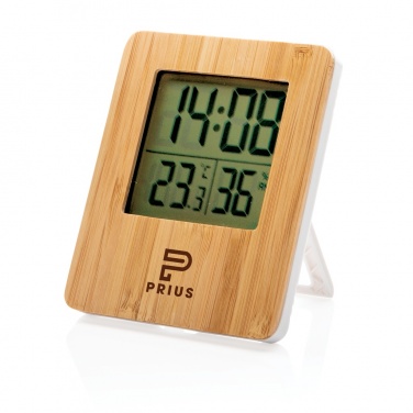 Logotrade promotional giveaway picture of: Bamboo weather station