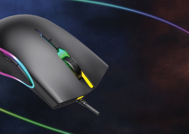 Logo trade business gifts image of: RGB gaming mouse