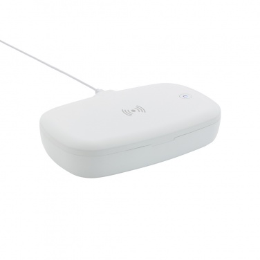 Logo trade advertising product photo of: UV-C steriliser box with 5W wireless charger