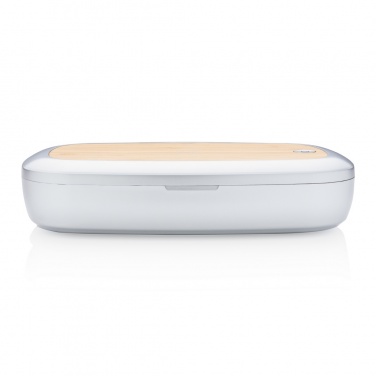Logo trade promotional items image of: Rena UV-C steriliser box with 5W wireless charger