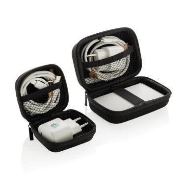 Logotrade business gift image of: Boost RCS reycled PET 20W type C 2 pcs charging set