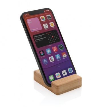 Logotrade promotional giveaway image of: Bamboo phone stand XD