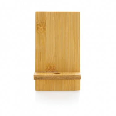 Logotrade promotional merchandise image of: Bamboo phone stand in kraft box