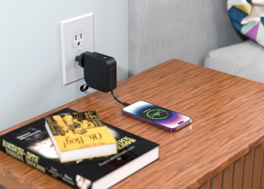 Logo trade promotional item photo of: Urban Vitamin Saratoga 5 in 1 universal charger