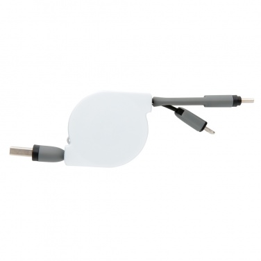 Logotrade corporate gift picture of: 3-in-1 retractable cable