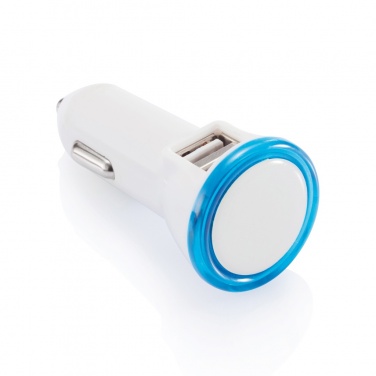 Logo trade promotional items image of: Powerful dual port car charger