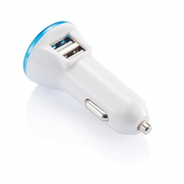 Logotrade promotional giveaways photo of: Powerful dual port car charger