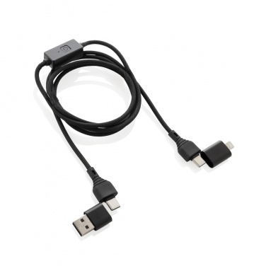 Logotrade promotional products photo of: Datalock RCS recycled 60W hacking protection cable