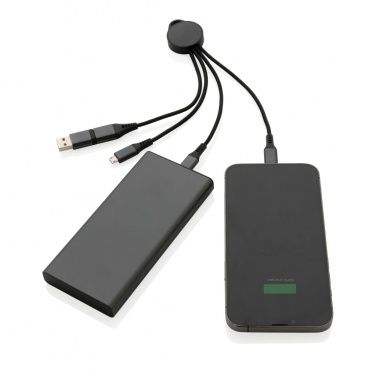 Logotrade corporate gifts photo of: Terra RCS recycled aluminium 6-in-1 charging cable