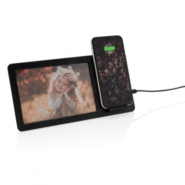 Logotrade promotional merchandise image of: 5W Wireless charger and photo frame