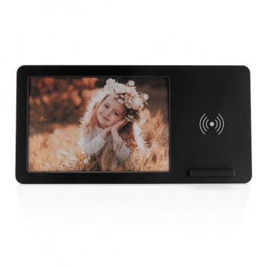 Logotrade corporate gift picture of: 5W Wireless charger and photo frame