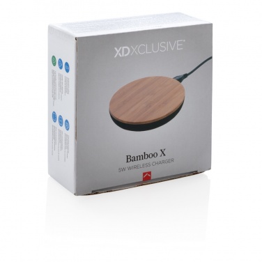 Logotrade promotional gift picture of: Bamboo X 5W wireless charger