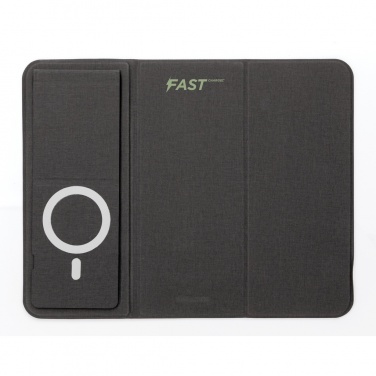 Logo trade corporate gift photo of: Artic Magnetic 10W wireless charging phonestand