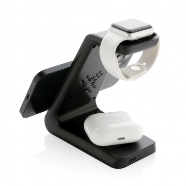 Logo trade promotional giveaways picture of: Urban Vitamin Fairfield 3 in1 RCS rplastic charger