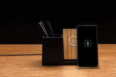 Logo trade promotional giveaways image of: Ontario RCS recycled plastic 10W wireless charger