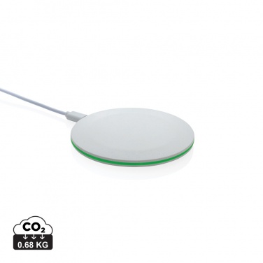 Logo trade promotional items picture of: RCS recycled plastic 15W Wireless fast charger