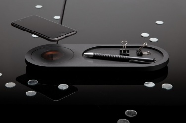 Logo trade corporate gift photo of: Encore 10W wireless charging valet tray