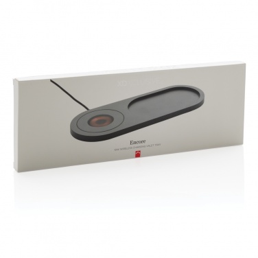 Logotrade business gift image of: Encore 10W wireless charging valet tray
