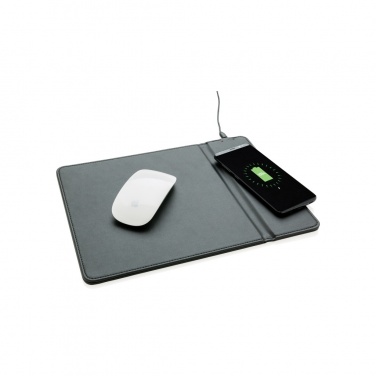 Logotrade promotional gift picture of: Mousepad with 5W wireless charging