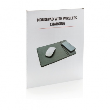 Logotrade advertising products photo of: Mousepad with 5W wireless charging