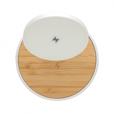 Logo trade promotional gifts picture of: Ontario RCS rplastic 15W magnetic charging 2 in 1 stand