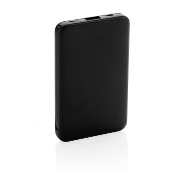 Logo trade promotional items picture of: 5.000 mAh Pocket Powerbank with integrated cables