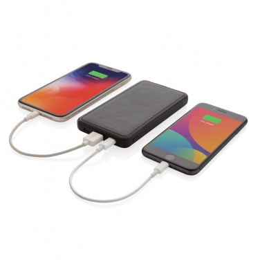 Logotrade promotional item image of: Tusca 10.000 mAh PU powerbank