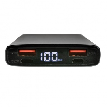 Logo trade promotional merchandise picture of: Aluminium 18W 10.000 mAh PD Powerbank