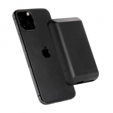 Logotrade promotional item image of: Magnetic 5.000 mAh 5W wireless powerbank