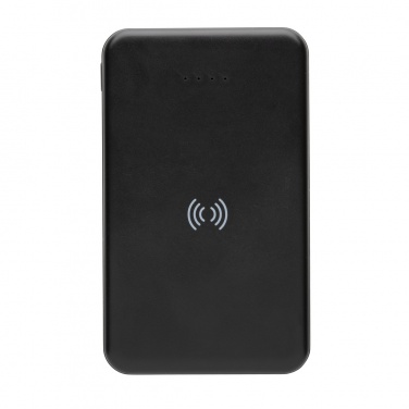 Logo trade promotional giveaways image of: RCS recycled plastic 5.000 mAh 5W wireless powerbank