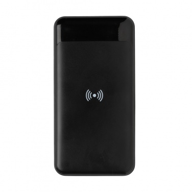 Logo trade advertising products picture of: RCS standard recycled plastic wireless powerbank