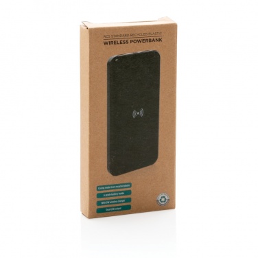 Logotrade advertising product image of: RCS standard recycled plastic wireless powerbank