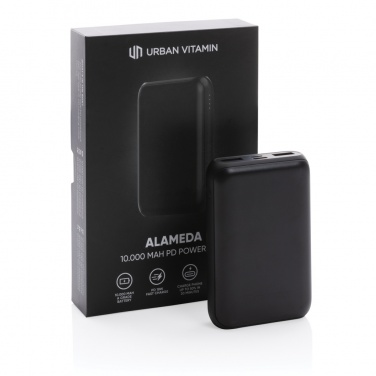 Logo trade promotional product photo of: Urban Vitamin Alameda 10.000 mAh 18W PD powerbank