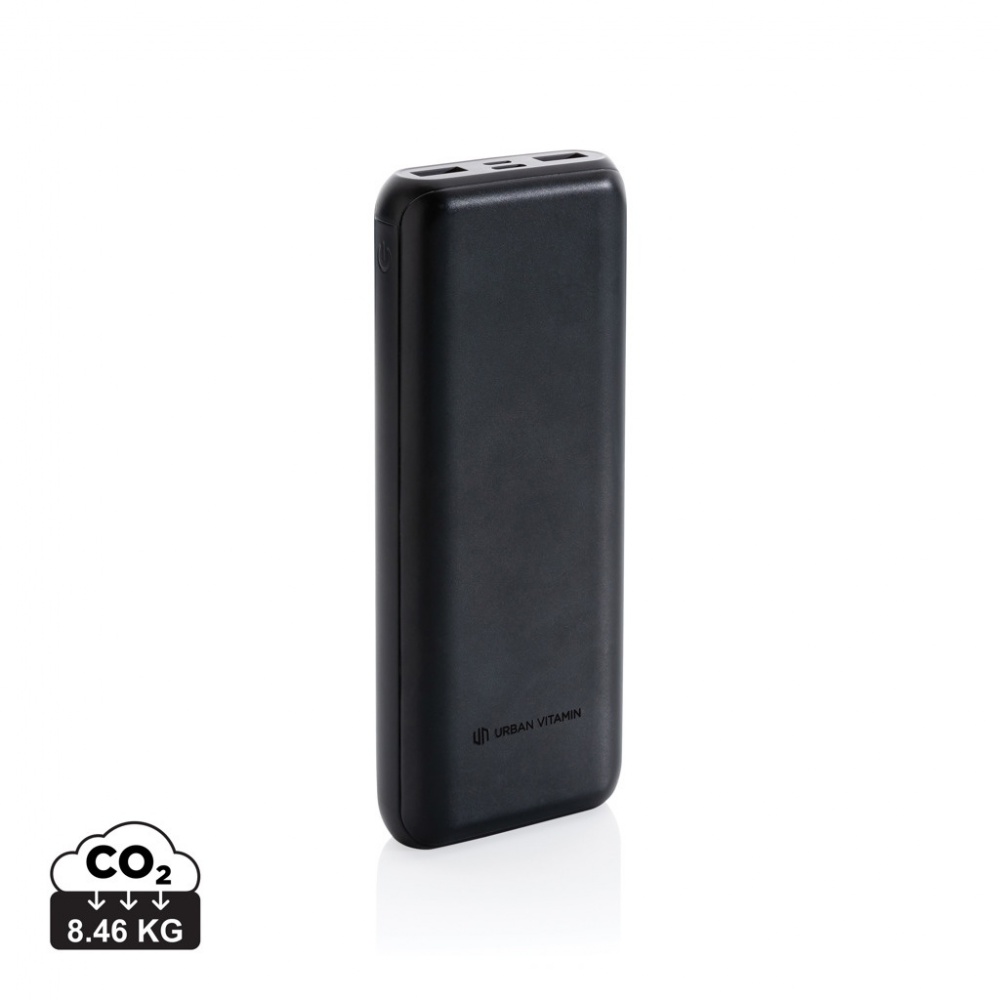 Logo trade corporate gift photo of: Urban Vitamin Pasadena 20.000 mAh 18W PD powerbank