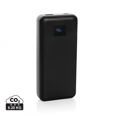 Logo trade promotional items image of: Gridley RCS rplastic 20000 65W laptop powerbank