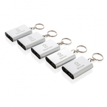 Logo trade promotional products image of: 1.000 mAh keychain powerbank