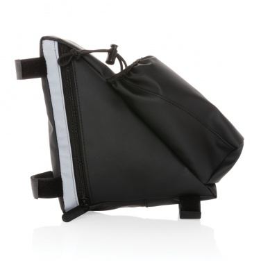 Logo trade promotional merchandise image of: PU high visibility bike frame bag with bottle holder