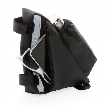Logotrade promotional gift picture of: PU high visibility bike frame bag with bottle holder