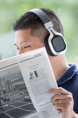 Logo trade advertising products picture of: Vogue Headphone