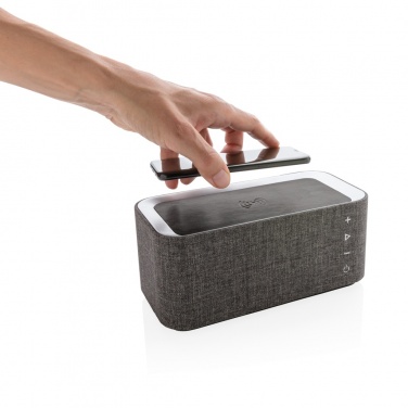 Logotrade corporate gift picture of: Vogue wireless charging speaker